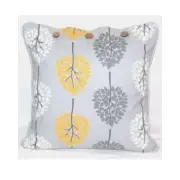 Tree Print Cushion Cover Grey Gold White Charcoal Sofa Throw Pillow Case 40 cm