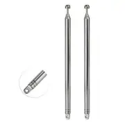 2pcs FM Portable Radio Antenna Telescopic Antenna for DAB AM/FM Stereo Reception