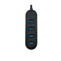 在飛比找PChome商店街優惠-DigiFusion 伽利略 USB3.0 4埠 HUB 黑