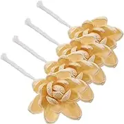 Yardenfun 4pcs DIY Flower Diffusers Natural Aroma Diffusers for Home Office Decoration Cute Essential Oil Diffuser Fragrance Sticks for Bathroom Desk Decor