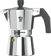 Pezzetti Italexpress 3 Cup Stove Top Coffee Maker, Silver, ITE003CP