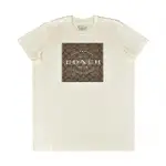 【COACH】COACH字母LOGO緹花C字設計純棉短袖T恤(女款/米黃)