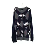 NWT Little Marc Jacobs Kid's Wool Alpaca Argyle Sweater Size 10