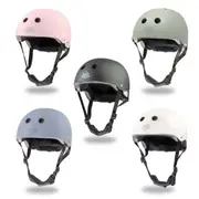 Toddler Bike Helmet - Kinderfeets in Matte Black, Matte Rose, Matte Silver Sage, Matte Slate Blue, Matte White