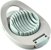 DimyFew High-Quality Egg Cutter Made of Stainless Steel for Breakfast Eggs, Gray Green