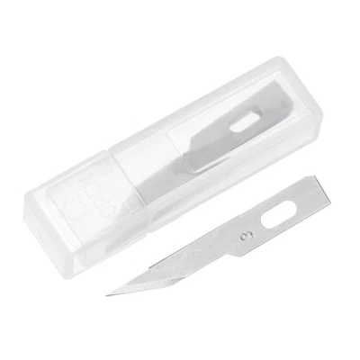 25Pcs 38.5x10.3mm Craft Knife Blades, High Speed Steel Hobby Blades Set