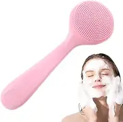 Silicone Face Wash Brush – Manual Facial Cleansing Brush, Soft Silicone Scrubber | Blackhead Remover And Brush For Sensitive Skin, Deep Pore Cleanse