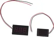 2pcs Voltmeter USB Voltage Tester Voltage Meter Tester Electric Meter Mini Battery Voltage Monitor Thermometer Battery Testers Automotive Multimeter Motorcycle Battery Plastic