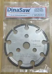 Original DinaSaw 145x5x22.2mm ABN Grinding Wheel - WSH7748 - Chain Sharpening