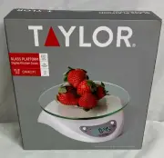 Digital Glass Platform Kitchen Scale 6LB Capacity Model 3831 by Taylor
