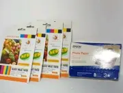 Photo Paper For Inkjet Prints: To Mixed Lot New Packages