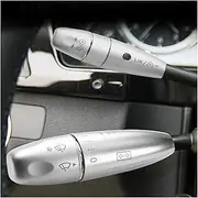 ATATNK Car Styling Wiper Shift Lever Cruise Sequins Cover Trim Frame Stickers Compatible for Mercedes Benz C E S Class W204 W212 W221 Accessories(W212 2010-2013)