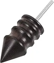 Lurrose Grinding Machine Head Leather Working Tools Edge Burnisher Creaser Burnishing Polishing Tool Leathercraft Working Tool Burnishing Flat Polished Rod Metal Pointy