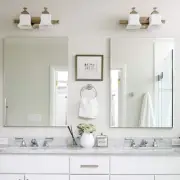 2PCS Bathroom Mirror with Beveled Edge, 20" X 28" Frameless Wall Mirror for Bedr