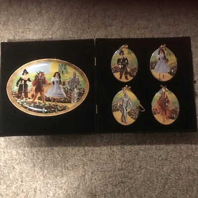 Barbie & Ken Enesco Wizard of Oz Collectible Plate & Ornaments Rare/Limited NEW