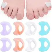 8 x Toe Separator Toe Separator Spacer Toe Separator Spacer Toe Spacer Toe Spacer Toe Separator for Avoid Overlapping Toes and Protect Toes