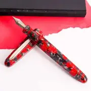 Stipula Etruria Faceted Red Currant Fountain Pen