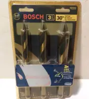 NEW - Bosch Daredevil NKST5003 DRILL BITS, 3-Pack, 5/8", 3/4" & 1" x 7.5"