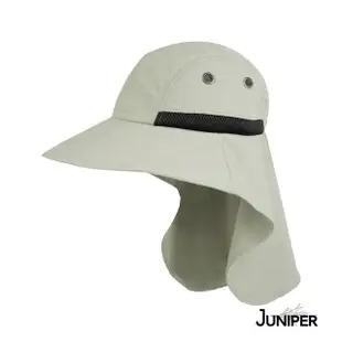 【Juniper 朱尼博】抗UV大帽眉披風休閒帽 MJ7213B(帽子/遮陽帽/防曬帽/後蓋片)