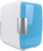 Mini Car Refrigerator, 12V 8 Liter Portable Mini Refrigerator And Heater with AC/DC Power Cord, Ultra-Quiet Car Refrigerator,White