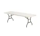 Lifetime 2440 x 762 x 737mm 8ft Folding Trestle Table Brand New