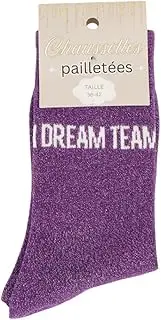 [Felizz] Dream Team Glitter Socks (36-42), Purple, One Size, Purple, One size