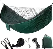 Hammock 2 Person Camping Hammock with Mosquito Net, Ultralight Equipment, Swing Fit for Adults, Outdoor Garden Furniture, Hammock Lightweight