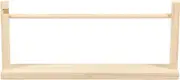 Ribbon Storage Rack Wood Bobbins Stand Craft Ribbon Rack Spool Storage Tool Wood Ribbon Organizer Ribbon Spool Holder for Wreath Making Supplies Spool Holder Ribbon Storage Organizer (Single Layer)