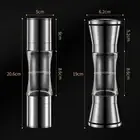 2 in 1 Manual Spice Mills for Salt and Pepper with Space saving Design
