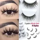 100% Cruelty Free 3D Mink Hair False Eyelashes Extension Tools Wispy Long