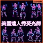 EL髮光綫抖音熒光髮光衣服火柴人夜光服LED兒童髮光服電光舞裝備燈條發光線抖音熒光發光衣服夜光服兒童發光服電光舞裝備