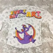 Disney Figment Spirit Jersey Adult Small White Epcot Festival Of The Arts 2024