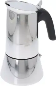 Bialetti Moka Venus 10 Cups Stainless Steel Silver Stovetop Coffee Maker-1228008