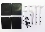 Fender Set Silver for 1/10 RC Crawler SCX10