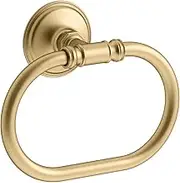 Kohler K-26501-2MB Eclectic Towel Arm, Vibrant Brushed Moderne Brass