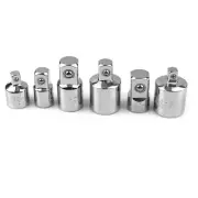 Adapter for Ratchet Wrenches 1/4" 3/8" Ratchet Socket Adaptors 6 Pieces