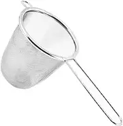 Mikinona Cooking Strainer Spoons Set 1pc Tea Strainer Mesh Tea Infuser Skimmer Colander 304 Stainless Steel Safe for Kitchen Use