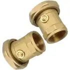 NEW Grundfos Bronze Ball Valve Union Set 32mm Female - UP or UPS32 PN. 505539