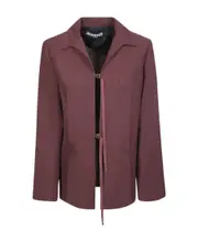 Jacquemus La Veste Amaro Crepe Blazer FR34,FR36 Red