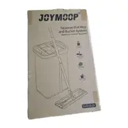 JOYMOOP Flat Mop and Bucket with Wringer Set for Home, Microber Floor Wall Mop