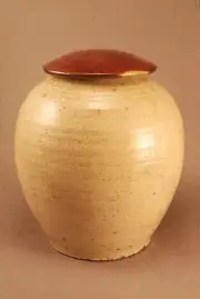 RAKU Unique Ceramic Individual Adult Funeral Cremation Urn #A009