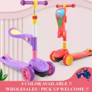 2-1 KID TODDLER SCOOTER PUSH KICK SIT SCOOT SWINGS CAR CHILD BALANCE RIDE ON TOY