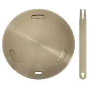 Heat Diffuser Plate for Gas Stove 8 Inch with Removable Handle, Rose Gold