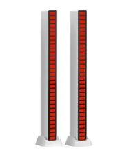 Vysn 2-Pack White Getlit Sound Activated Multi-Color Light Bar