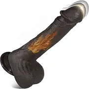 Realistic Dildo with 5 Thrusting Modes G Spot Dildos Adult Sex Toys for Women with Strong Suction Cup (Coffee)