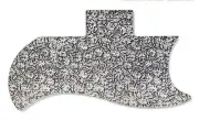 SG Half Face Pickguard Custom Gibson Graphic Graphical Guitar Single Parchment 1