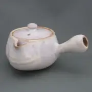 Kyusu Hagi yaki ware Japanese green tea potMaru Hagi Murasaki purple 360ml