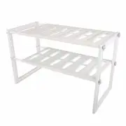 DLINE 2 TIER EXPANDABLE UNDER SINK ORGANISER Shelf Shelves Organizer