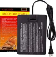 Aiicioo Reptile Heating Pad - Hermit Crab Heater Heat Mat for 6x8Inch(8W)