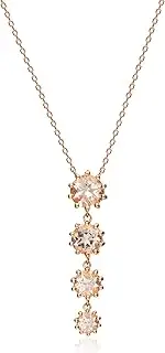 [Gin & Grace] Gin and Grace 10K Rose Gold Genuine Morganite Pendant with Diamonds for women | Ethically, authentically & organically sourced (Round-cut) shaped Morganite hand-crafted jewelry for her | Morganite Necklace for women